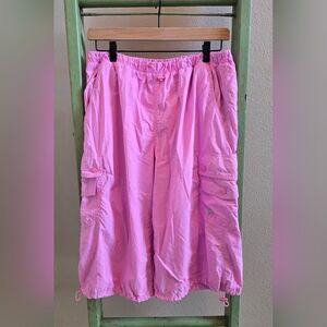 FP Movement by Free People Break It Down Parachute Capri Pants, Sz M